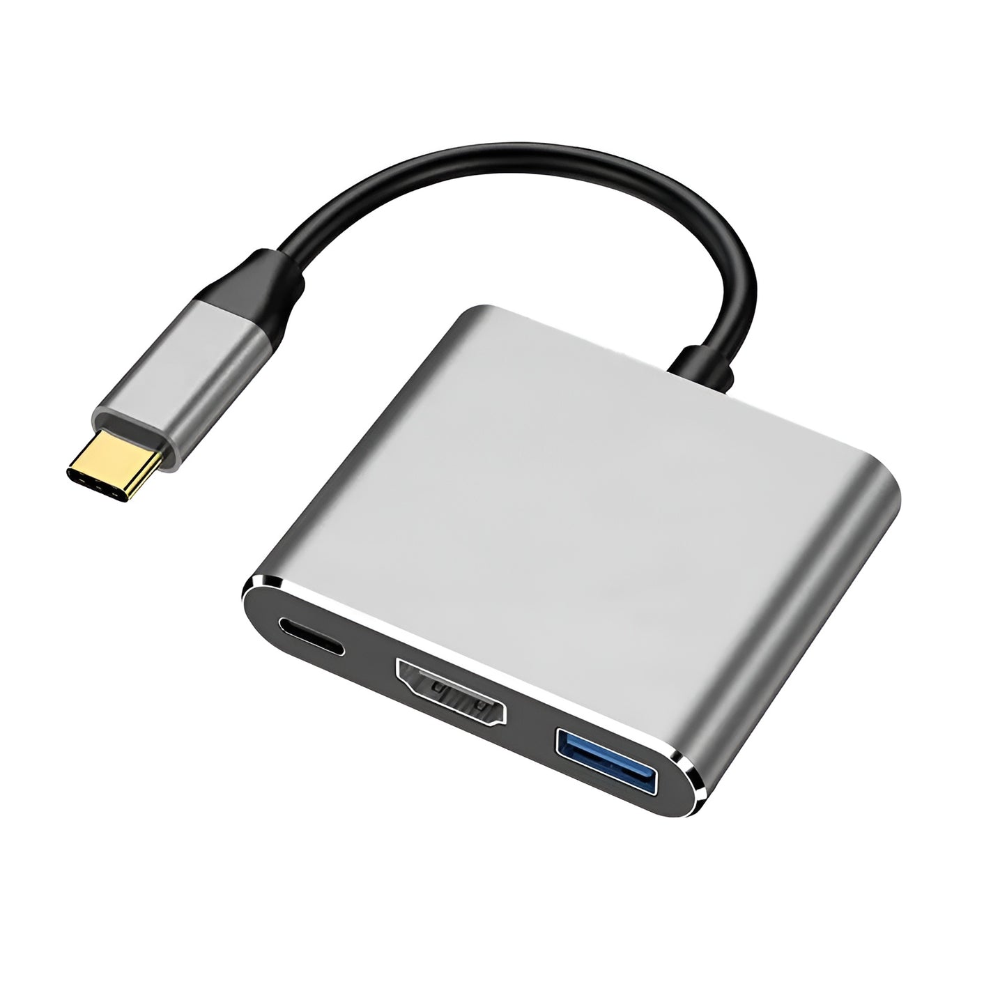 3-In-1 USB C Type C Multi-function Hub To USB-C PD HDTV USB 3.0 Adapter Converter