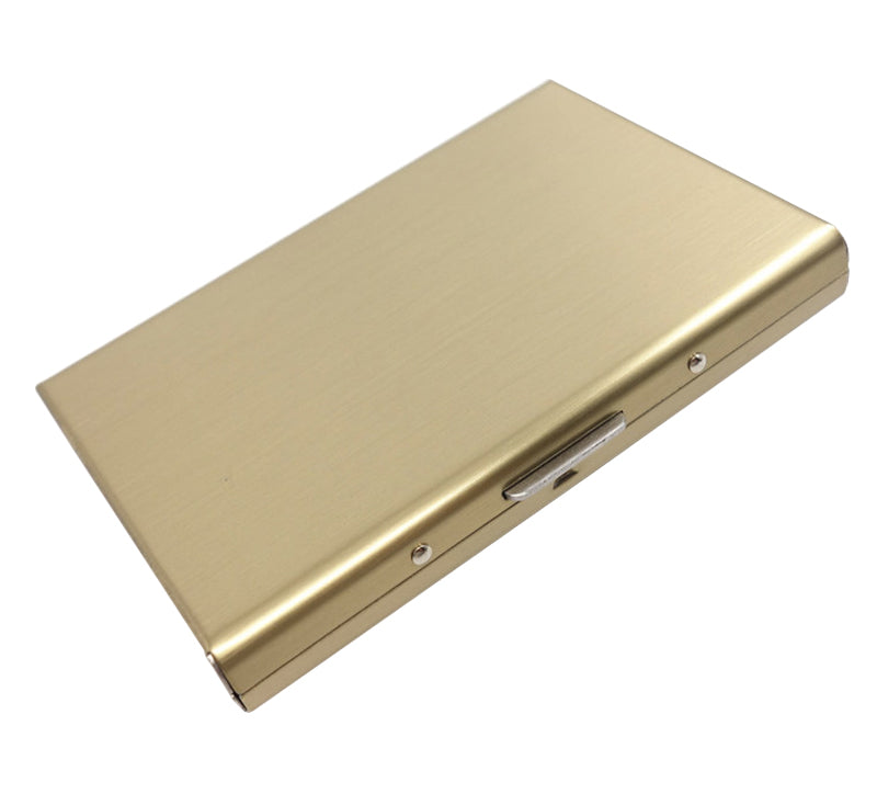 NiftyPlaza RFID Blocking Credit Card ID Holder Slim Money Men Travel Wallet Stainless Steel