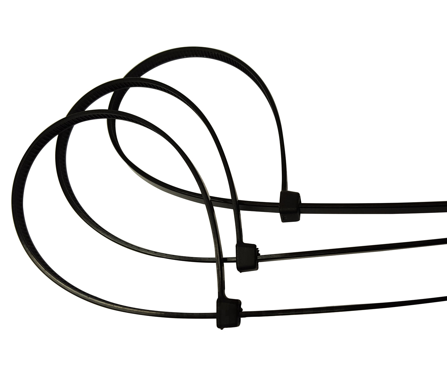 NiftyPlaza 12 Inch Cable Zip Ties, 100 Pack, 75 lbs Tensile Strength, Premium Grade