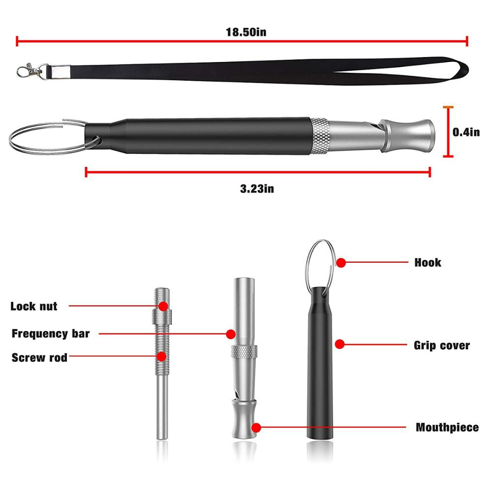 NiftyPlaza Pet Dog Training Whistle, Obedience, Stop Barking UltraSonic Supersonic Sound Pitch