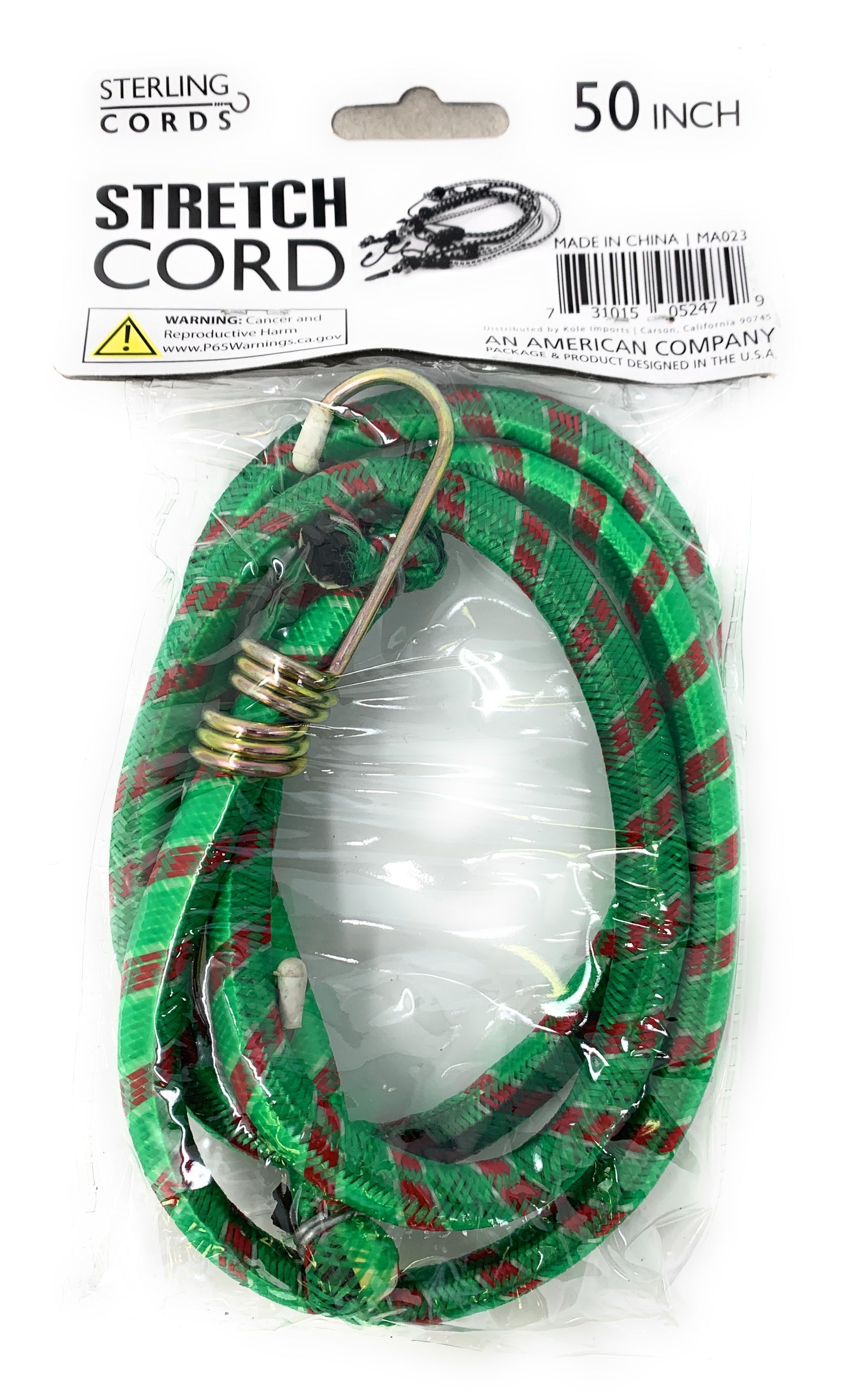 50" Heavy Duty Stretch Cord Green Elastic cords bind together things Stretch Band