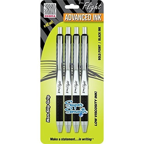 Zebra Pen Corp - 1.2 mm. Z-Grip Flight Retractable Ballpoint Pen, Black Ink