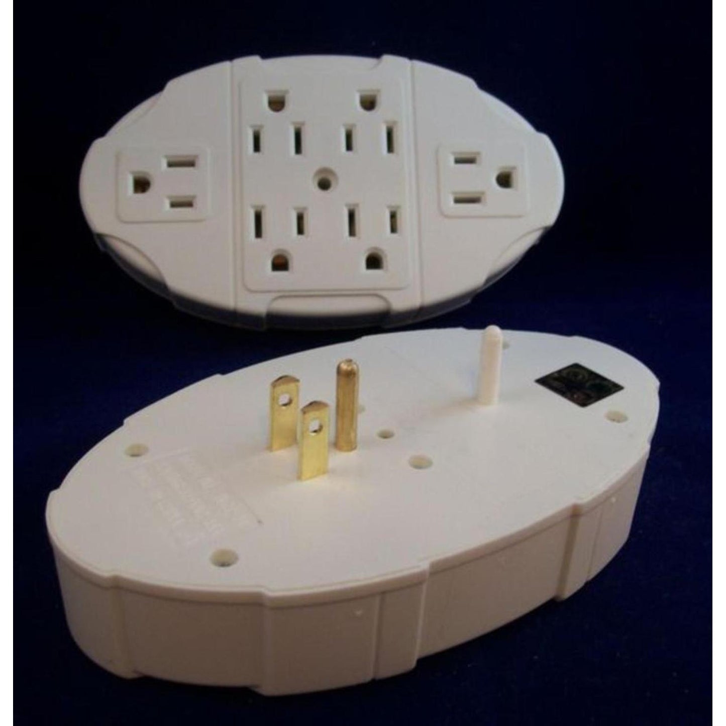 6 Outlet Wall Adapter 6 grounded 3-prong outlets 125 volts, 15 amps, 1875 watts