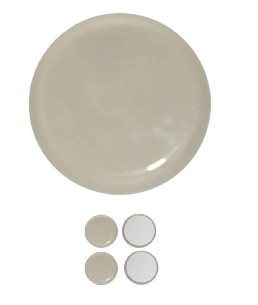 Floor Protectors Trisonic 4 Pcs Furniture Mover Pad Sliders Plastic Scratch Free Floors 1-9/16 inches