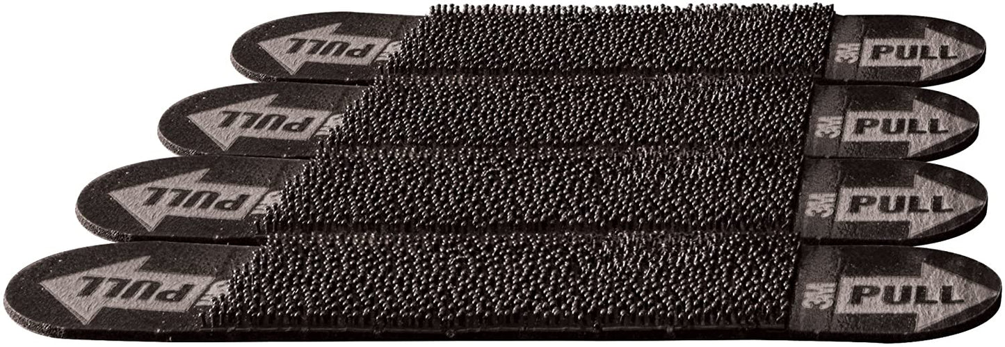 3M Rug Anchors, helps prevent slips and trips, 4 Pairs Black, Helps Keep Rug Corners Firmly in Place