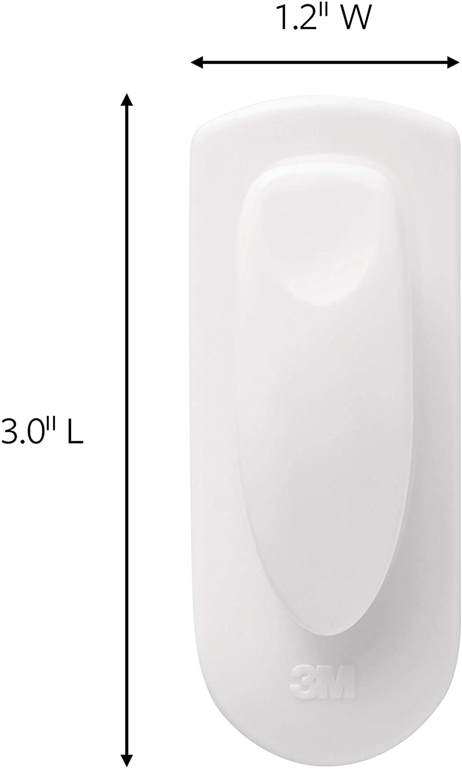 Command Spring Clip with adhesive 17005, 1 Clip and 2 Strips per Pack