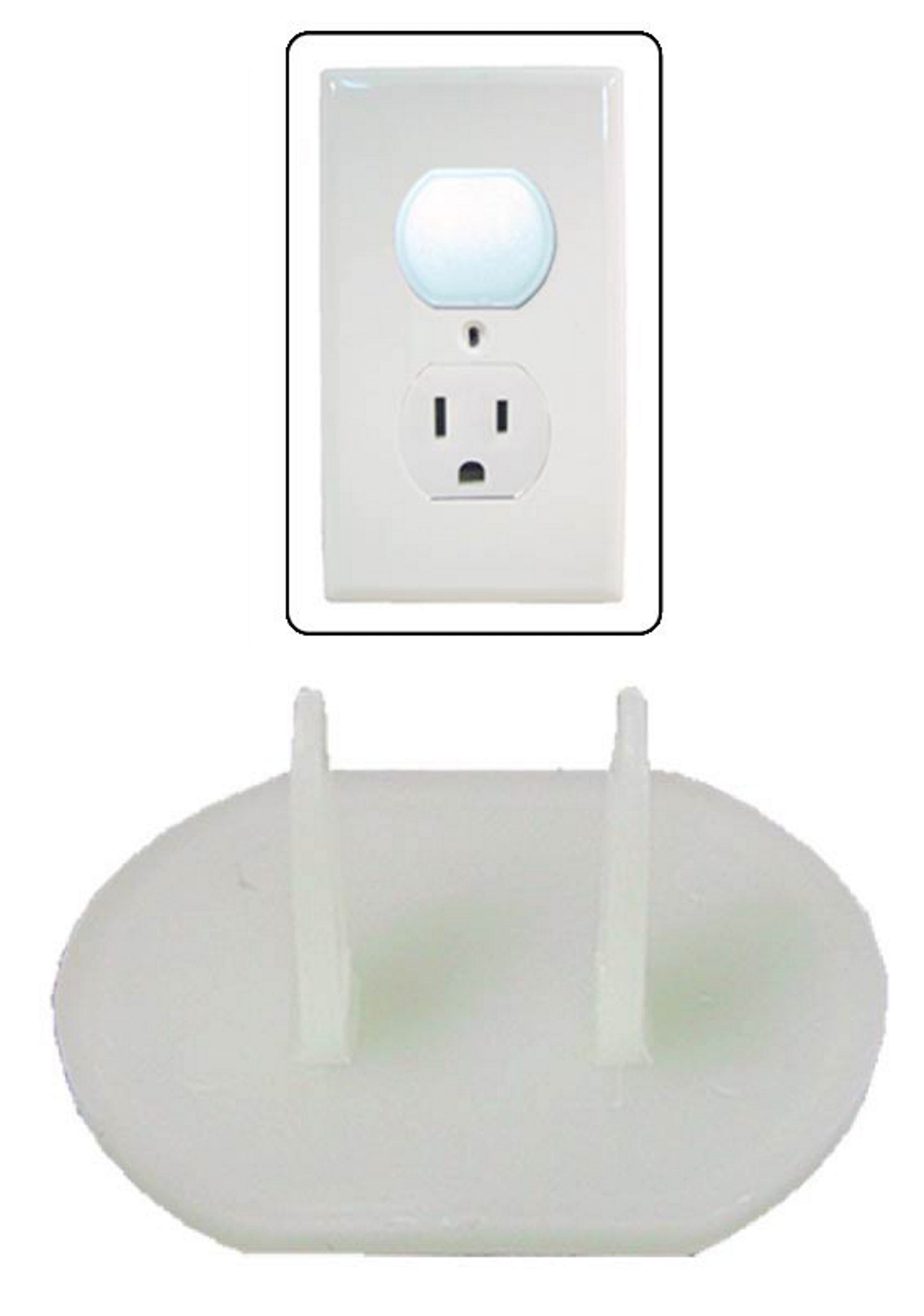 Trisonic Outlet Plug Covers 10-Count Child Proof UL Electrical Protector Safety Caps