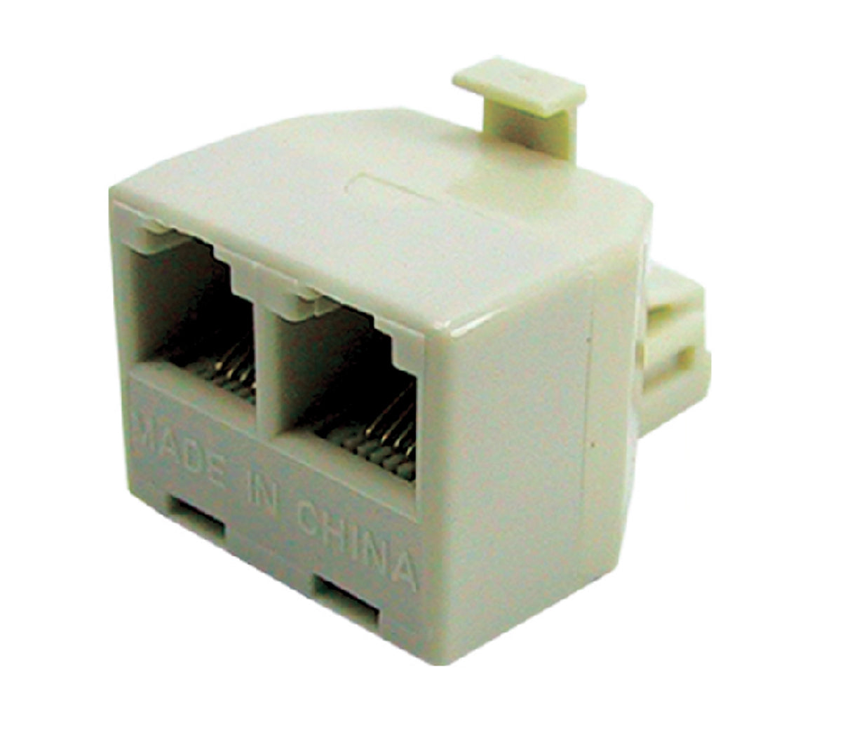 Trisonic Telephone Duplex Jack, TS-102, Splitter, Telephone, Machines, Modems, Fax machines