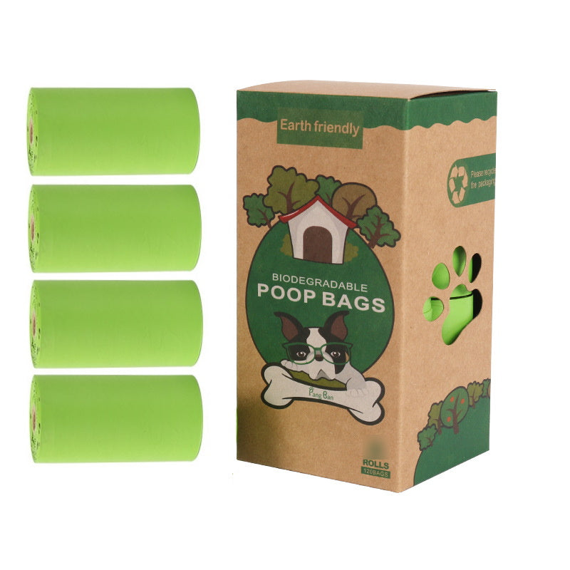 Dog Poop Bags, 4 Roll 60 Bags Extra Thick and Strong Poop Bags Leak-proof, 15 Doggy Bags Per Roll, Each Dog Poop Bag Measures 9 x 13 Inches