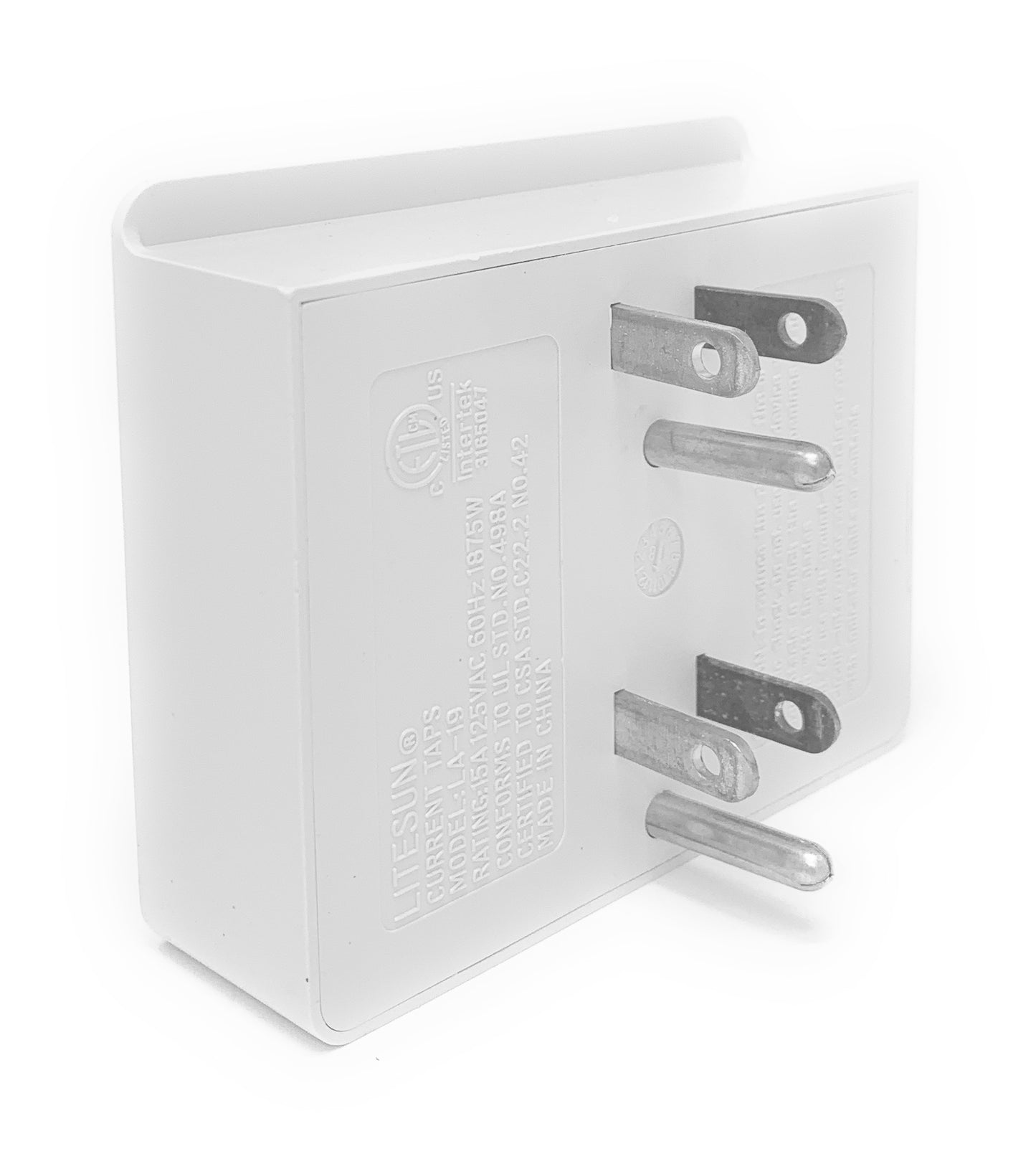 6 Outlet Wall Tap Adapter Multi Plug AC Power Splitter Electrical Socket US Outlet