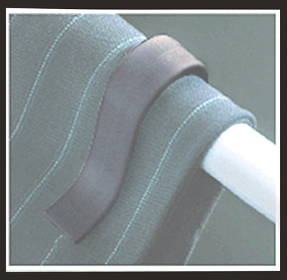 NiftyPlaza 100 Strut Clips - Hanger plastic Clips garment shirt coat trousers secured gripper