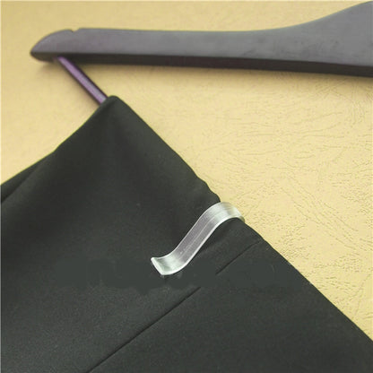 NiftyPlaza 100 Strut Clips - Hanger plastic Clips garment shirt coat trousers secured gripper
