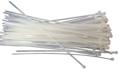 NityPlaza 8 Inch Cable Ties, 75 lb Tensile Strength, UV Weather Resistant, 100 pcs Nylon Wrap Zip Ties