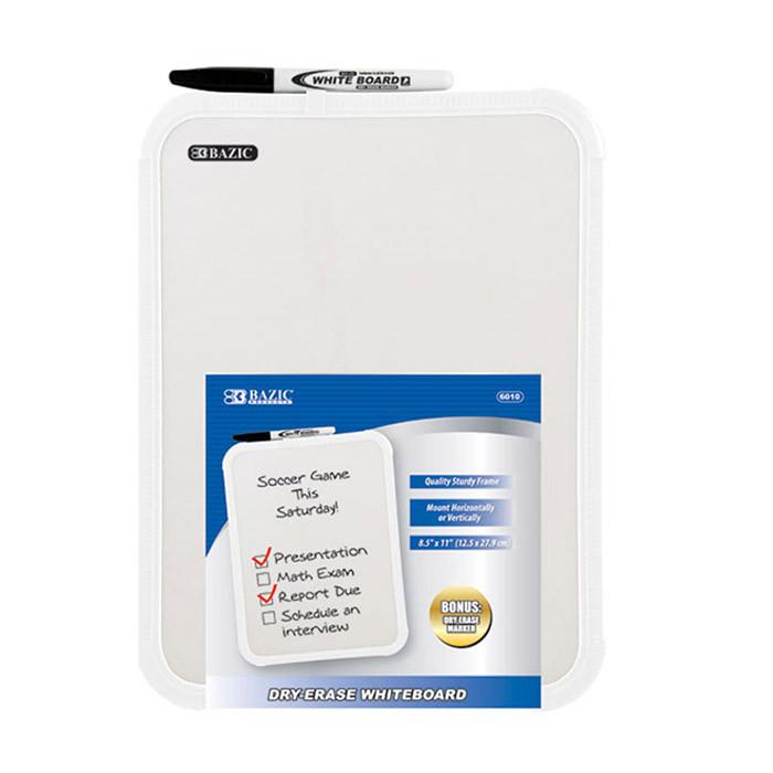 Dry Erase White Board Pad w/Dry Erase Marker Notice Message Board Wall Mountable