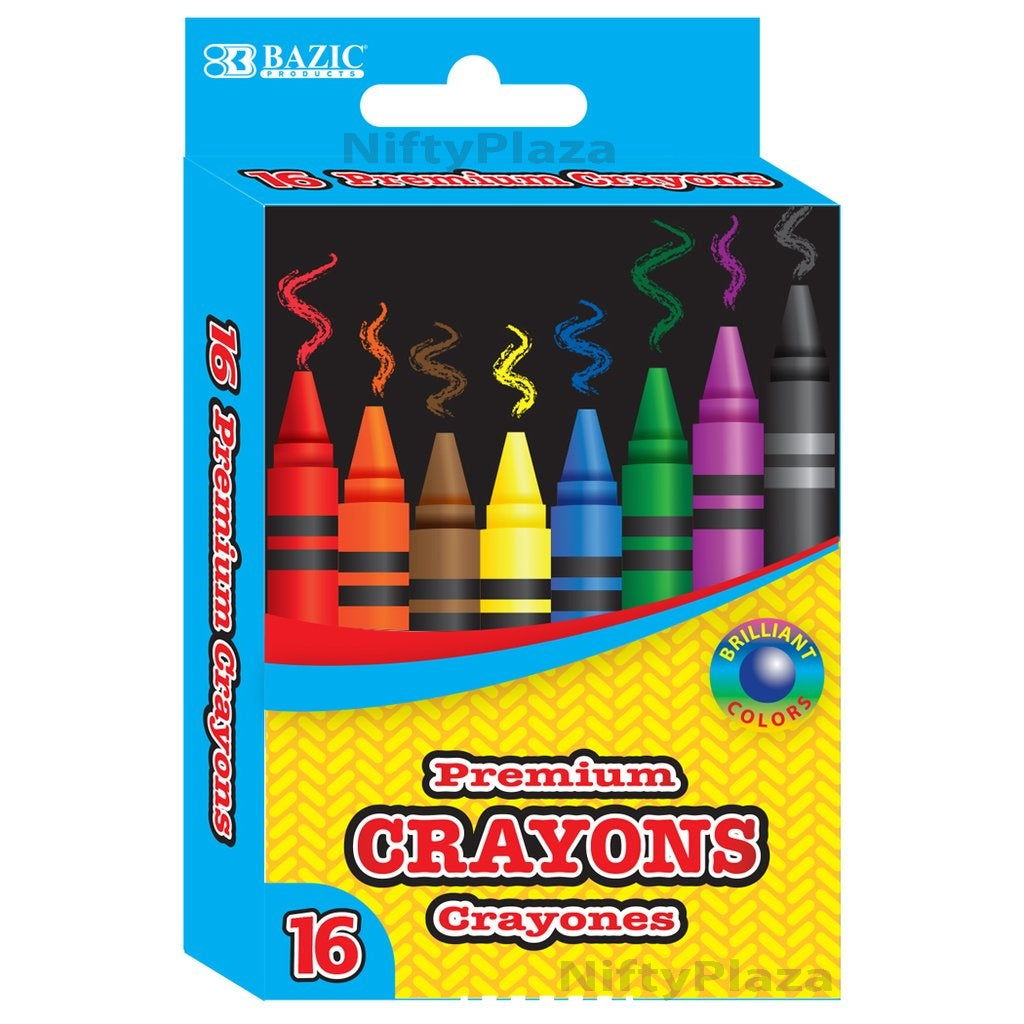 8 Color of 16 Premium Quality Brilliant Crayon Good for Kids, Art, Craft - B2517