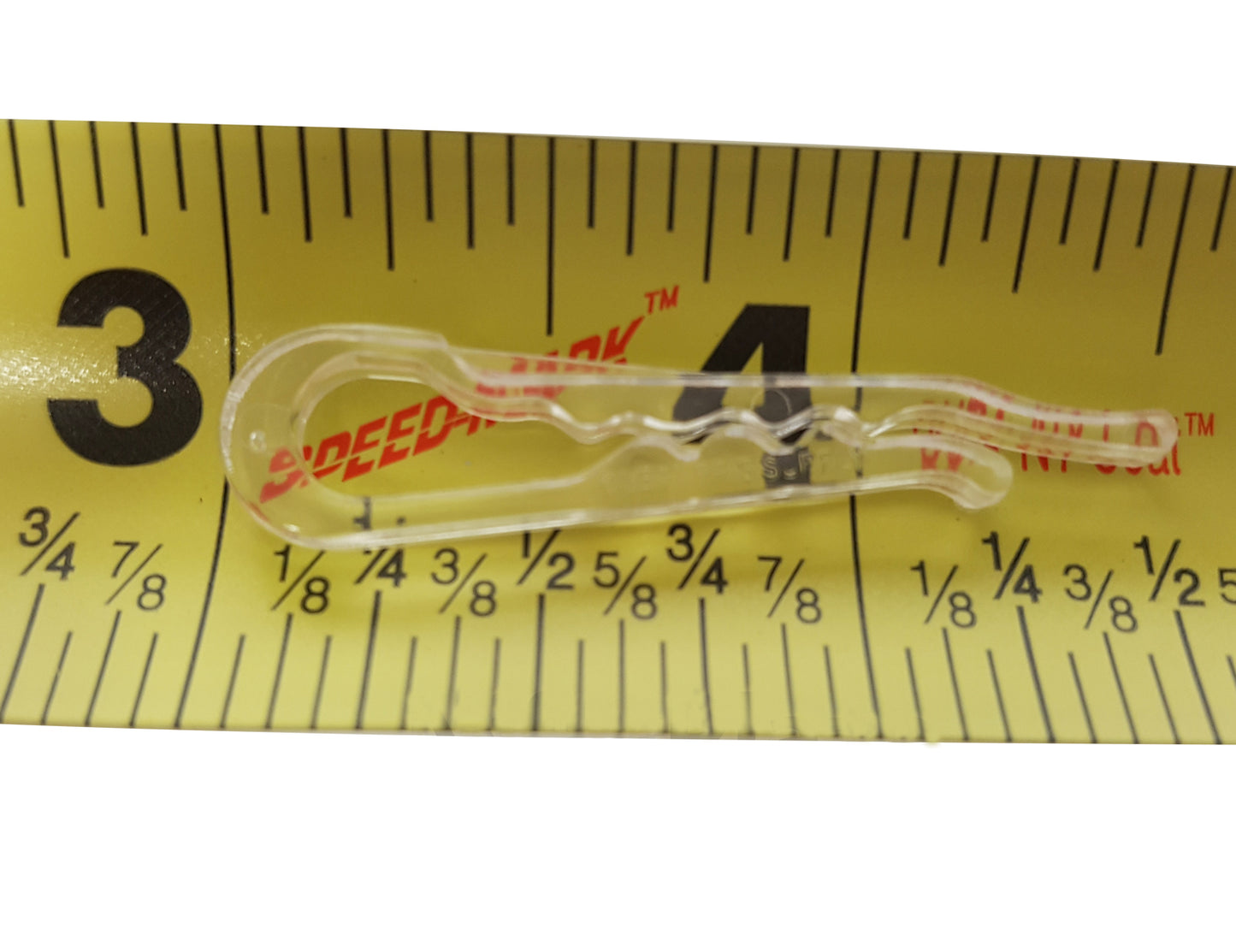 NiftyPlaza 200 Clear Plastic Alligator Clips for Shirts, Folding Ties, Socks Pants