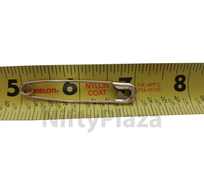 NiftyPlaza Extra Large Safety Pins, Size 2 Inch, 200 Safety Pins, Heavy Duty for Sewing, Crafting