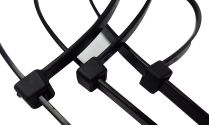 NiftyPlaza 12 Inch Cable Zip Ties, 100 Pack, 75 lbs Tensile Strength, Premium Grade
