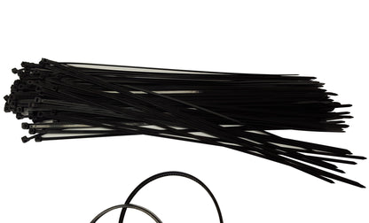 NiftyPlaza 12 Inch Cable Zip Ties, 100 Pack, 75 lbs Tensile Strength, Premium Grade