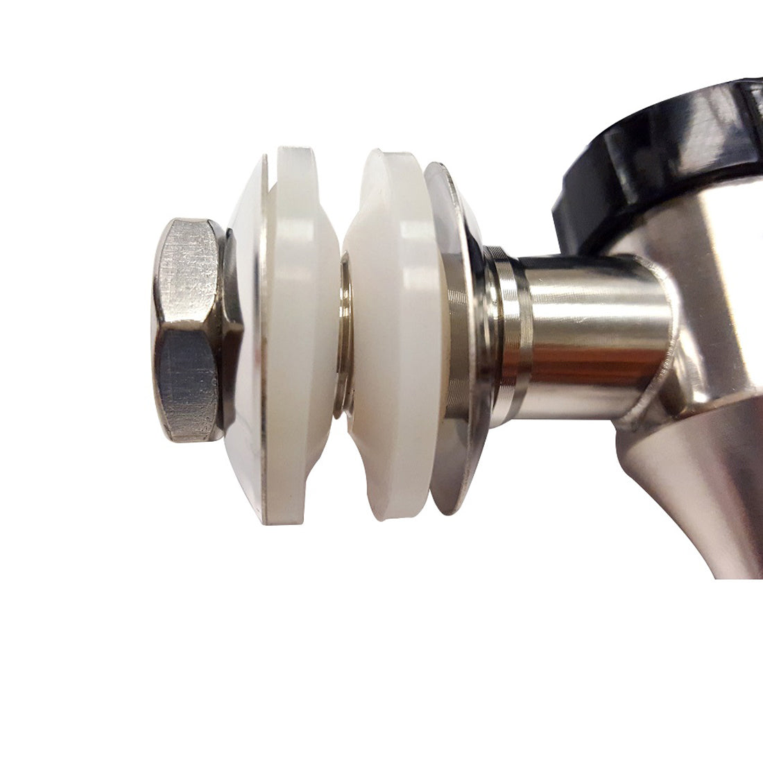 2 Pack Beverage Dispenser Spigot Faucet - Stainless Steel – Premium 16mm Spring Loaded