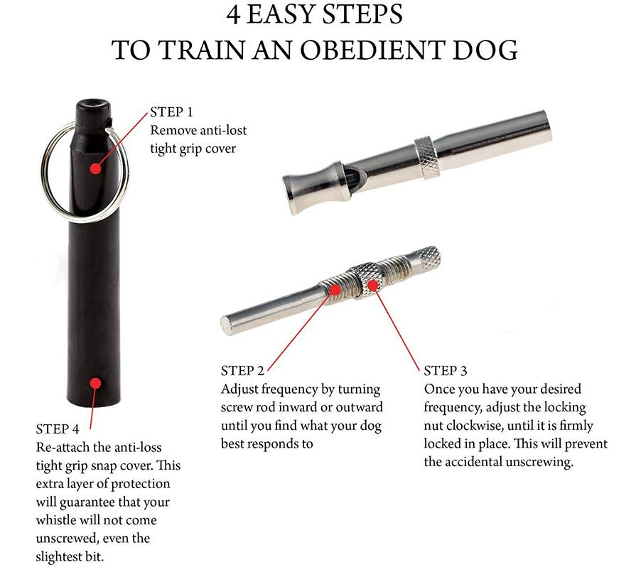 NiftyPlaza Pet Dog Training Whistle, Obedience, Stop Barking UltraSonic Supersonic Sound Pitch