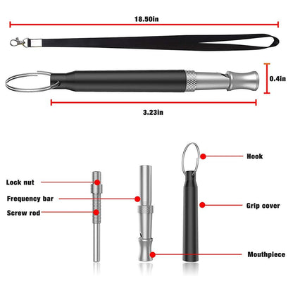 NiftyPlaza Pet Dog Training Whistle, Obedience, Stop Barking UltraSonic Supersonic Sound Pitch
