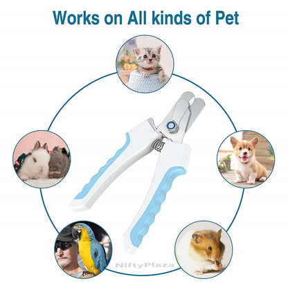 Pet Nail Clippers Cat Dog Nails Trimmer Easy Cutting Claw Cutter Grooming Tool