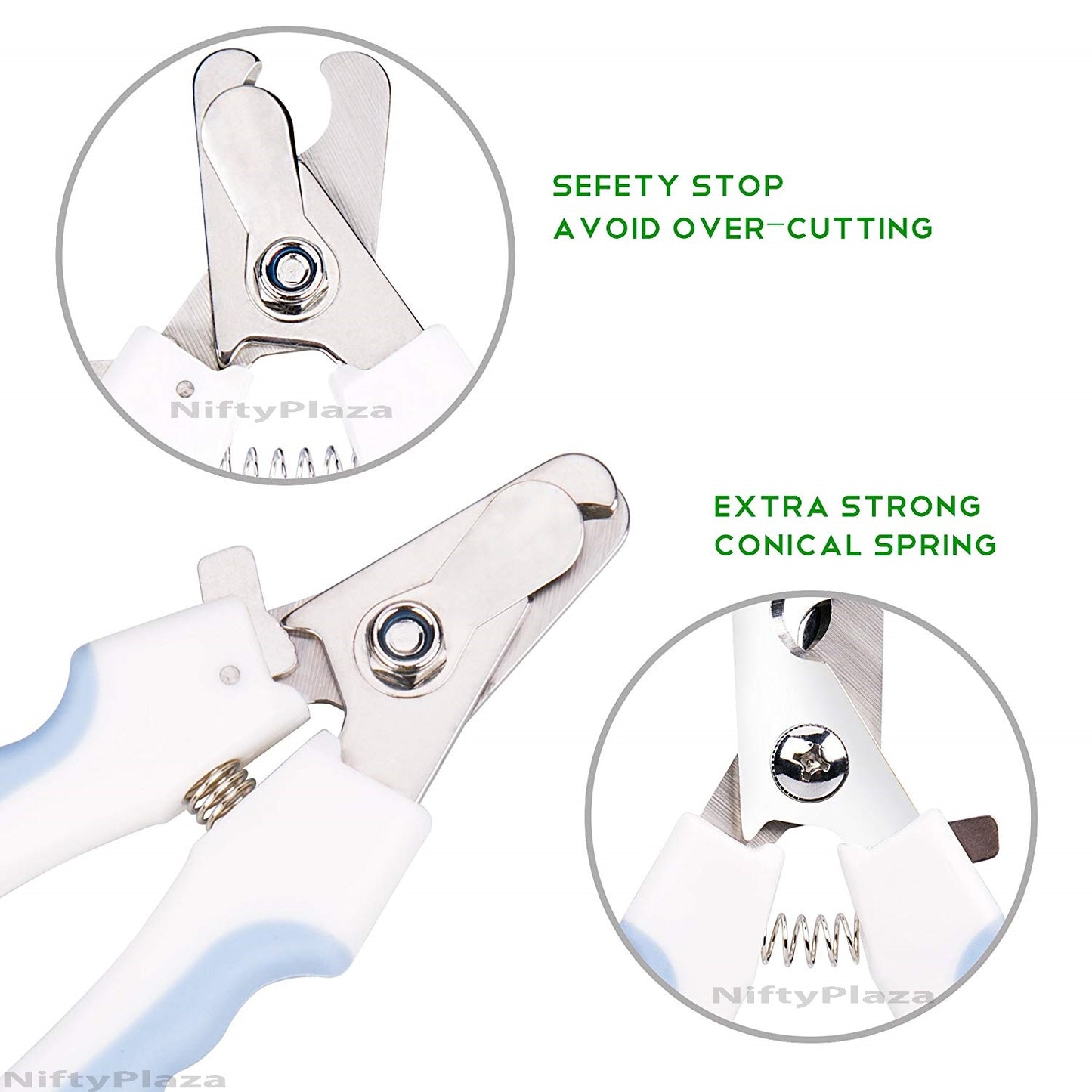 Pet Nail Clippers Cat Dog Nails Trimmer Easy Cutting Claw Cutter Grooming Tool