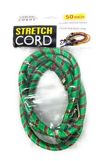 50" Heavy Duty Stretch Cord Green Elastic cords bind together things Stretch Band