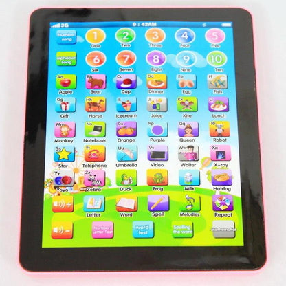 Toy Tablet Kid Educational Multi-function Learning Machine Computer Model ability and knowledge - Pink