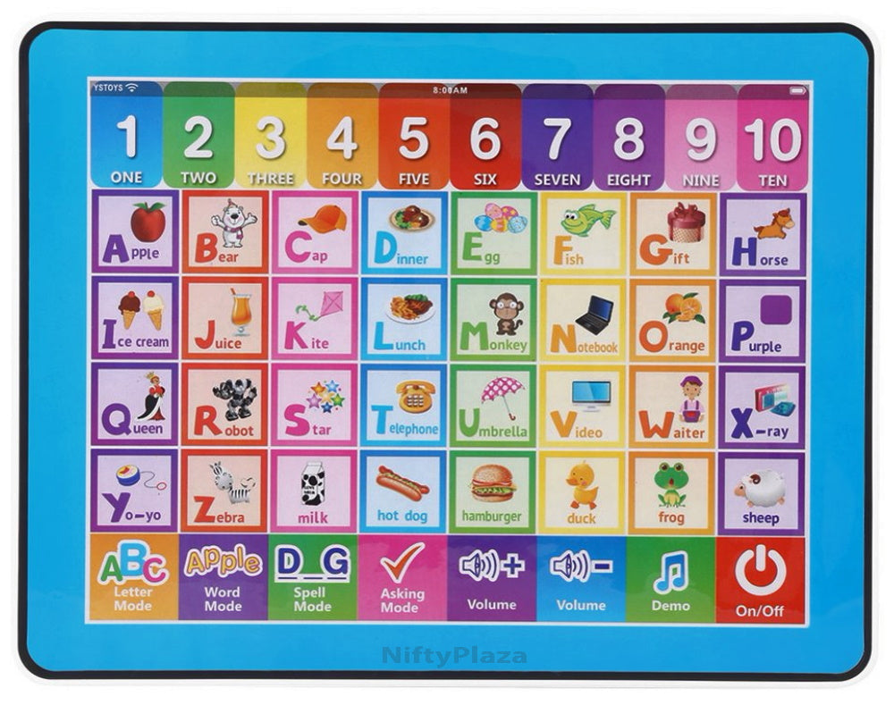 Y-Pad Educational Toy English Computer Multi Function Touch Screen ...