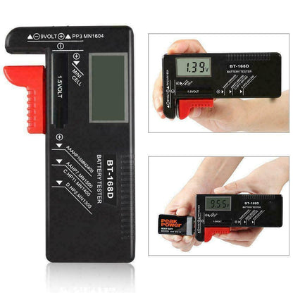 Digital Battery Tester Checker For 1.5V And AA AAA Cell BT-168D Power Measure