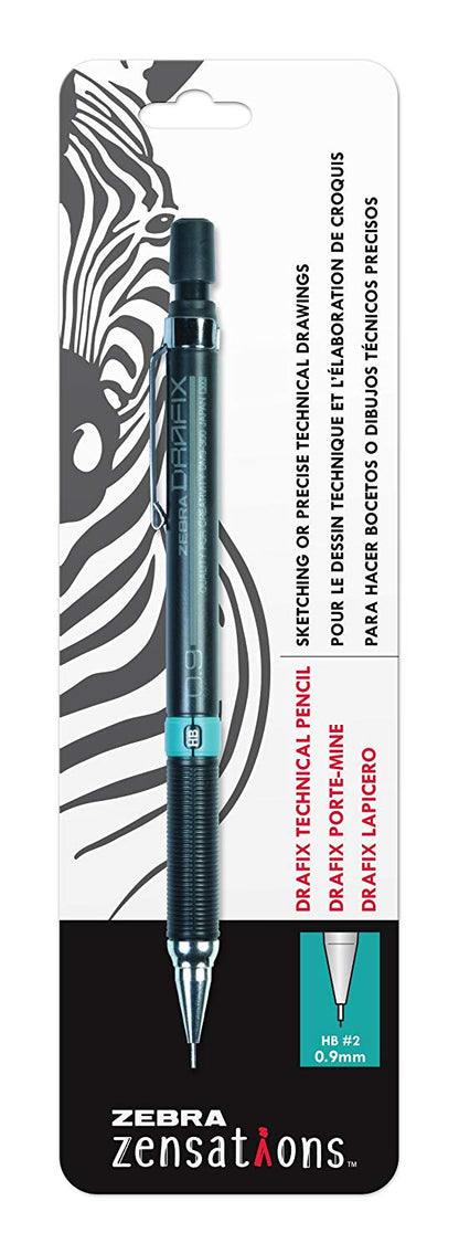 Zensations Drafix Technical Pencil 0.9mm HB #2 graphite - Zebra Pen