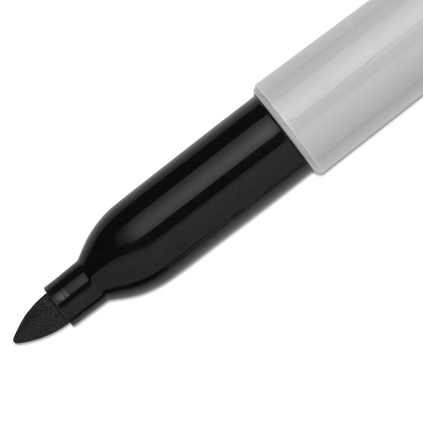 Sharpie Permanent Fine-Point Markers, Black/Pink Ribbon, Pack of 2 Markers