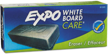 Expo Dry Mark Eraser Block Whiteboard Board Eraser, Soft Pile 5 1/8 W x 1 1/4 H inches