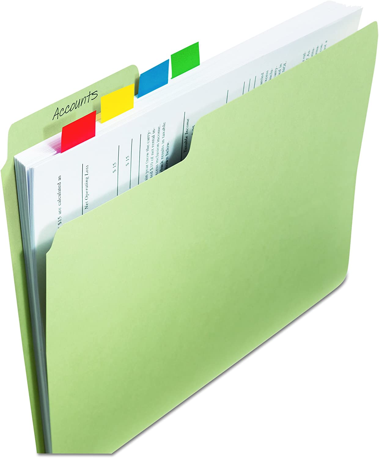 5 Pack - Post-it Standard Page Flags in Dispenser, Yellow, 1 inch Wide, 100/Pack