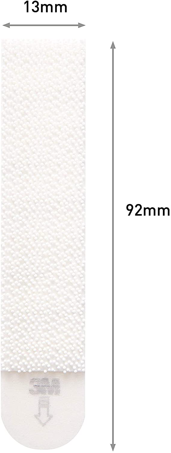 Command Picture Hanging Strips, Removable, 0.5" x 3.63", White, Holds 16 lbs 4 Pairs/Pack - 2 Pack