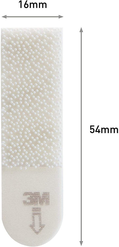 Command Picture Hanging Strips, Removable, 0.63" x 2.13", White, 4 Pairs/Pack