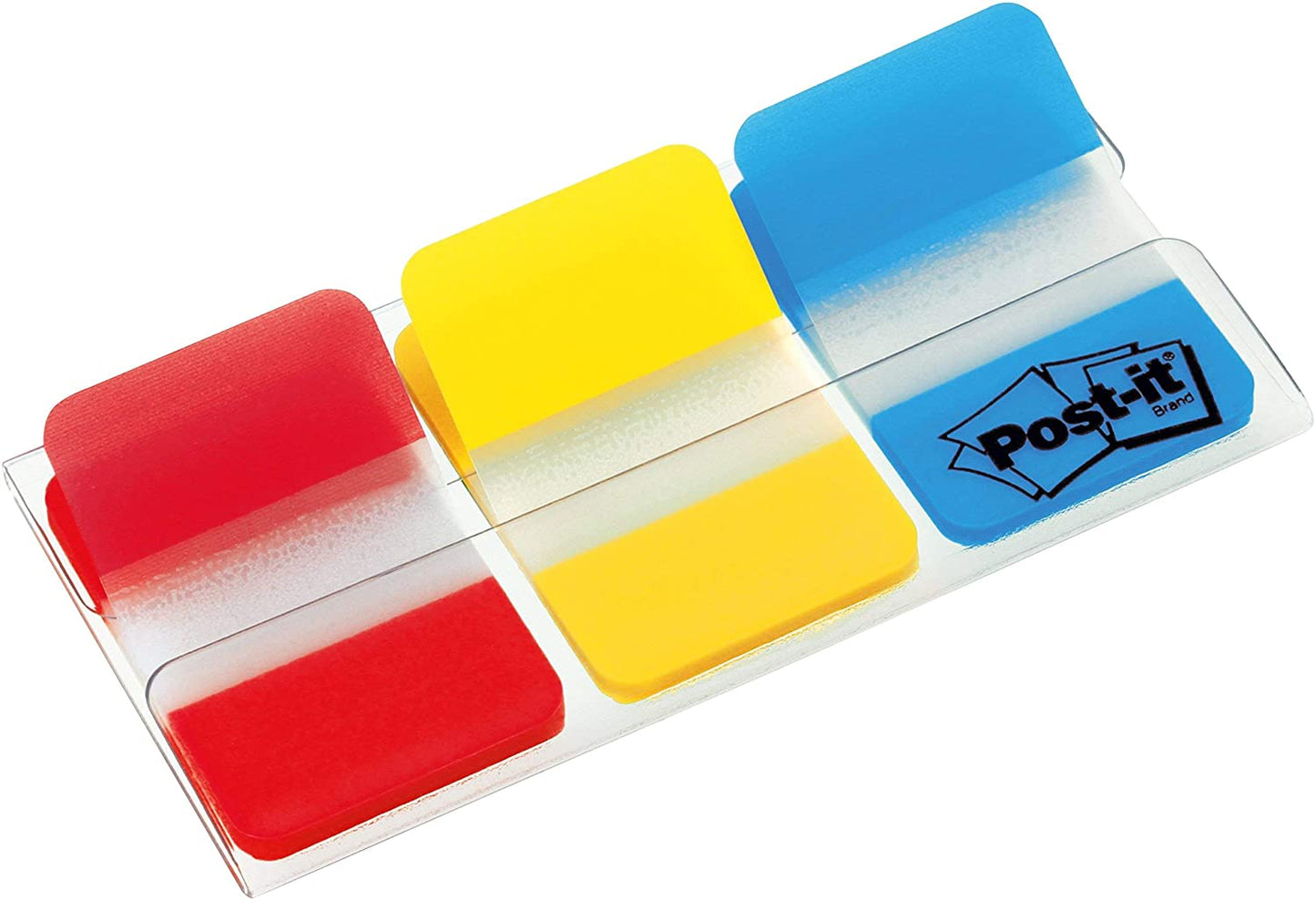 Post-it Tabs, 1 inch, Durable Writable Sticks Securely Removes Cleanly 66 Tabs/On-The-Go Dispenser