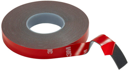 3M Super Strength Molding Tape, 03609, 1/2 in x 5 ft Resists moisture, UV and Solvents
