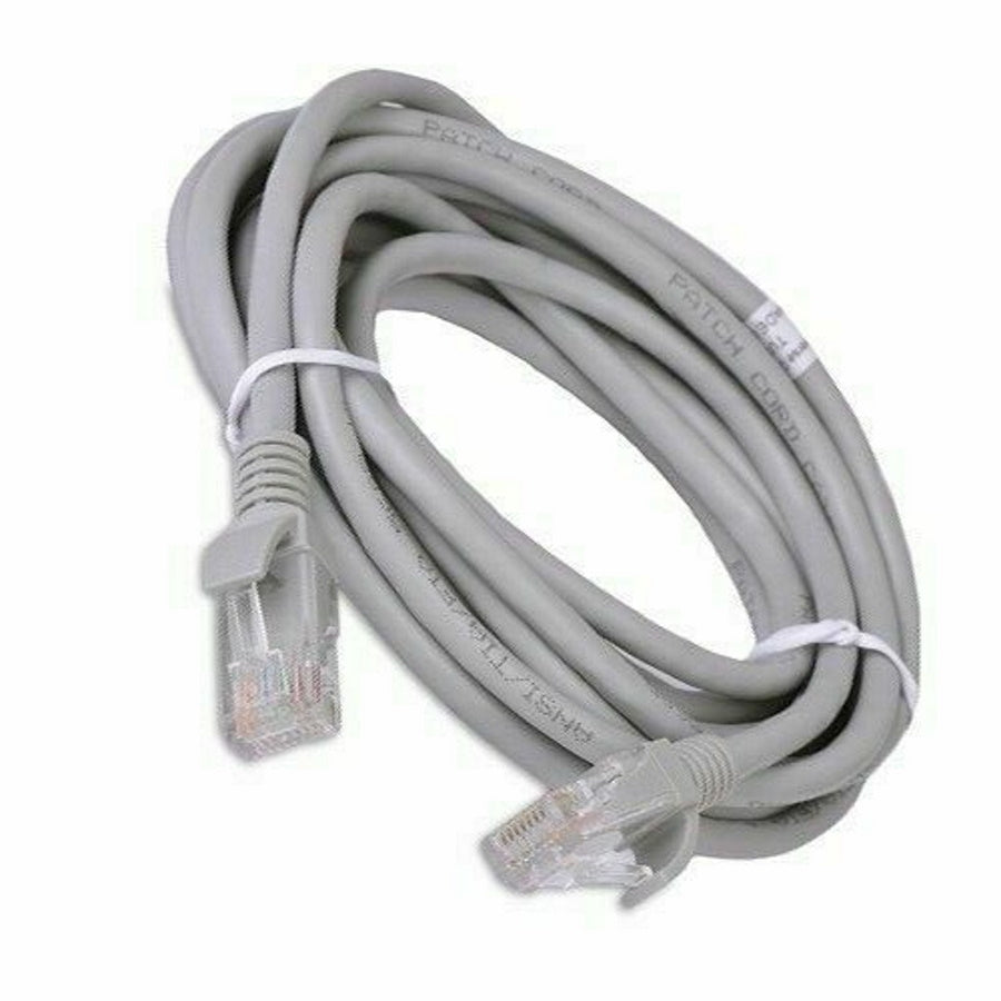 TriSonic 15 ft UL CAT5 Grey Networking Cable RJ45 LAN DSL High Speed Ethernet Network Cable
