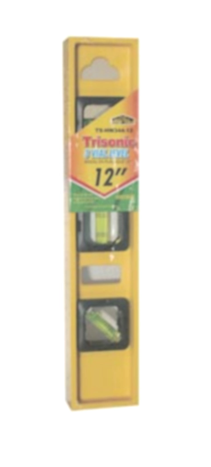 12" - 3 Vial Level - 1 Foot Long Ruled Edge for Accurate Measurements Strong Durable - Trisonic