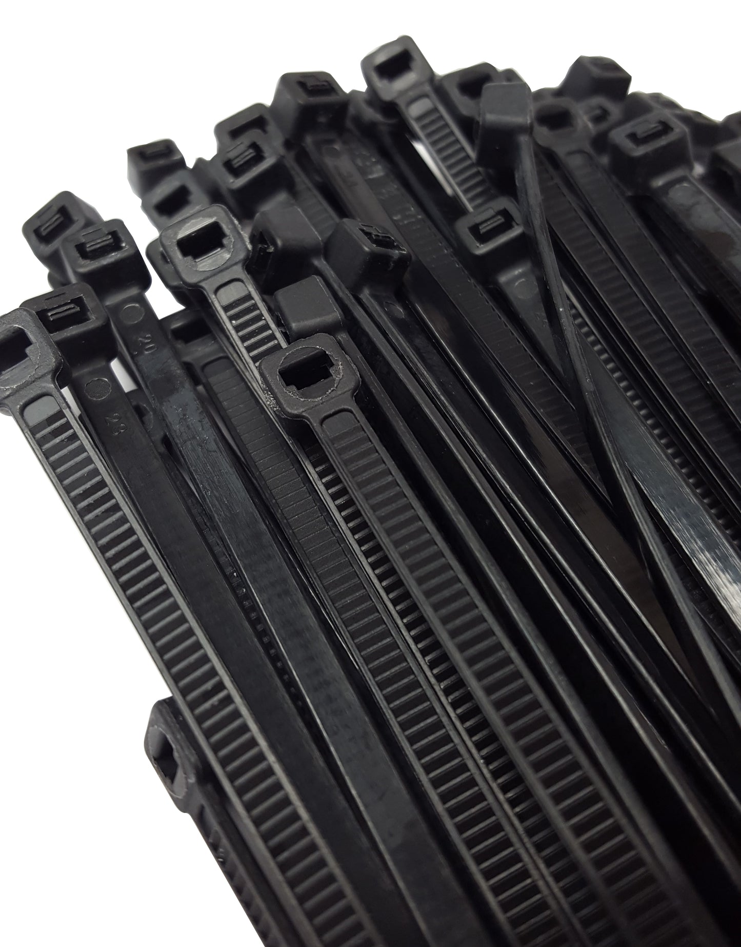 NiftyPlaza 14 Inch Cable Ties, 75 Pounds TENSILE Strength Premium Grade, 500 Zip Ties