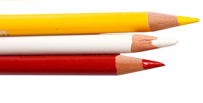 Pack of 3 Tailors Chalk Fabric Marking Pencils Sewing Tracing Tools Brand New