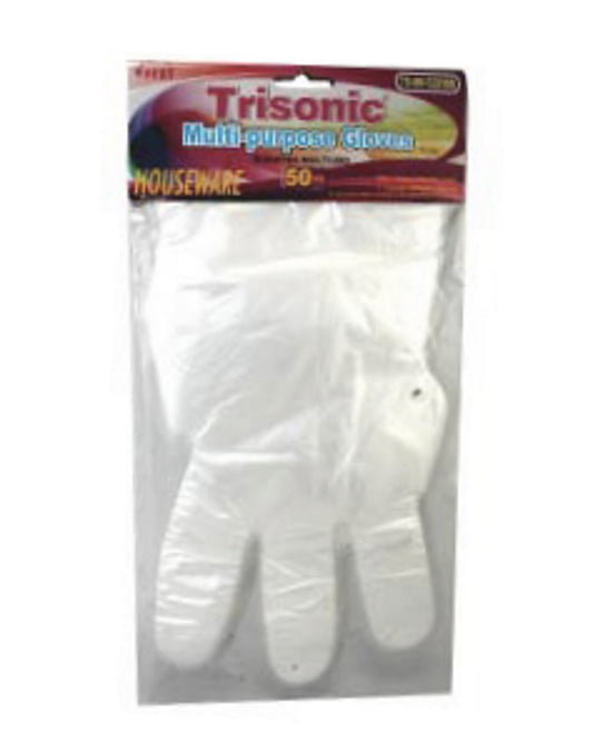 Multipurpose Gloves 50-Count Single Use Keep Germs Away and Hands Clean