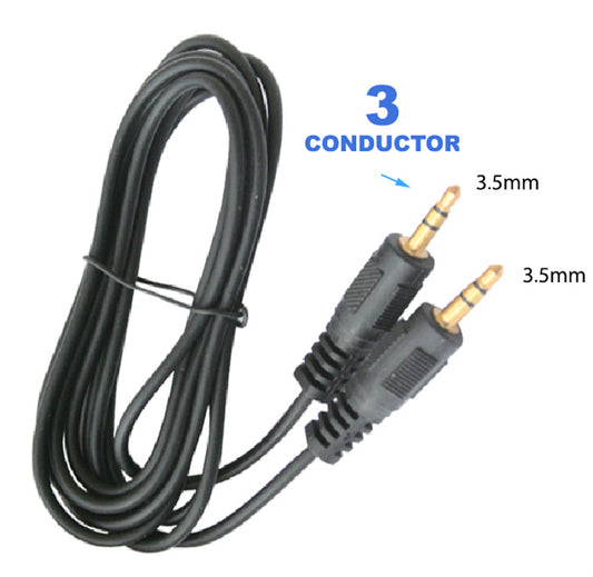 Aux Cable, 3.5mm Male to Male 6 ft. Stereo Aux Cord Compatible with Headphone, Mobile Phone, Car Stereo, Home Theatre and More