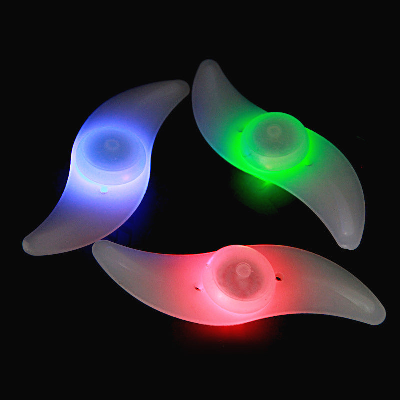 LED Bicycle Wheel Spoke Light Willow Shape Colorful Sport Outdoor Cycling Bicycle Spoke Lamp
