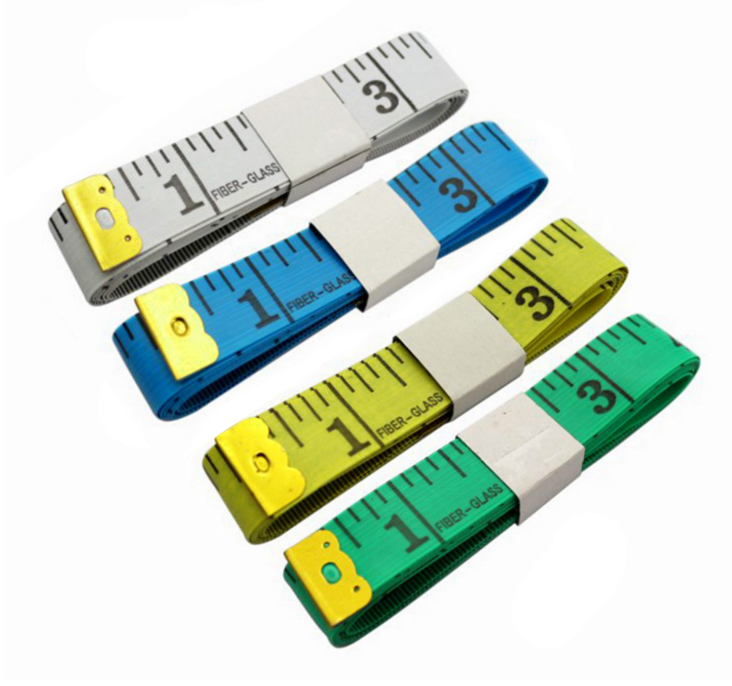 4 pcs Soft Measure Tape Double Scale, Multicolor Soft Sewing Measuring Tape for Weight Loss Body Measurements Tailor Craft