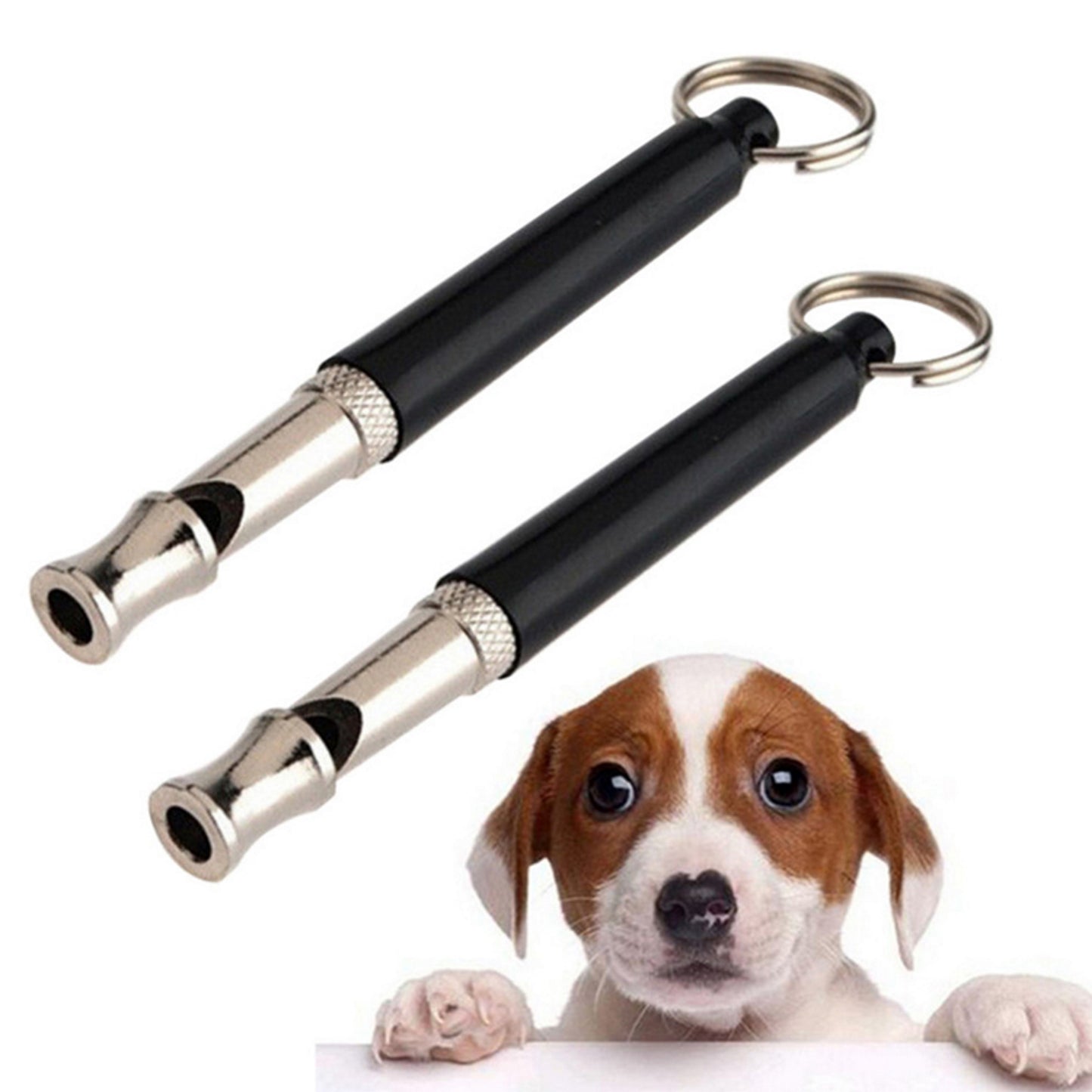NiftyPlaza Dog Training Whistle, 2 pcs Pet Obedience, Stop Barking Ultrasonic Supersonic Sound Pitch