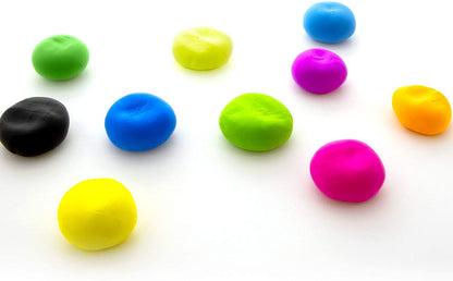 BAZIC Air Dry Clay Neon Color 2 oz, Light Modeling Dough Art Craft Slime, Non Toxic Gift Artist Kids Toddler (Random Color)